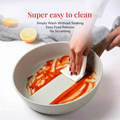 Salford Forged Non-stick Frypan | White Spatter, 24 cm