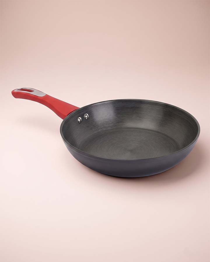 Salford Forged Hard Anodised Frypan | Black, 24 cm