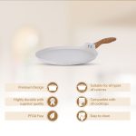 Salford Forged Non-stick Frypan & Tava | White Spatter, Set of 2
