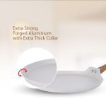 Salford Forged Non-stick Frypan & Tava | White Spatter, Set of 2