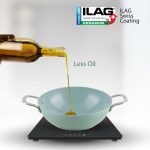 Salford Forged Ceramic Non-stick Kadai with Glass Lid